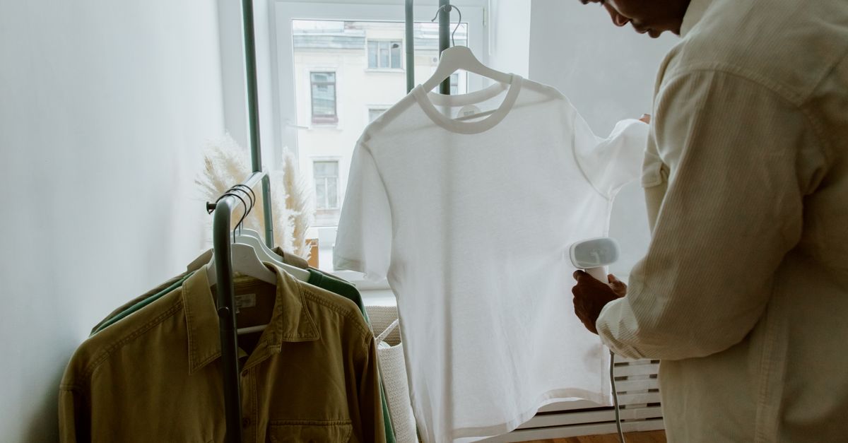 Linge et vêtements propres pliés